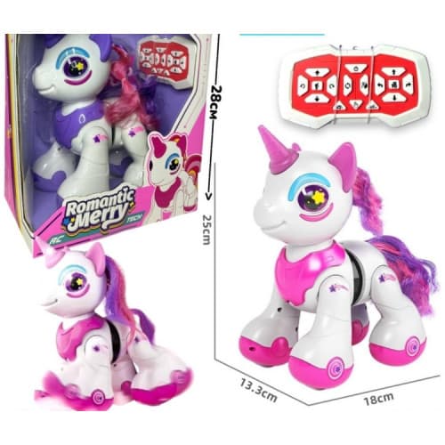 Licorne Interactif "Romantic Merry" avec Télécommande - Pour Enfants 3+